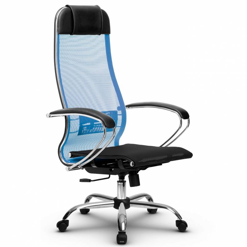 Эргономичное кресло руководителя Эргономичное кресло руководителя Метта комплект 4 черно-синее ch главное фото