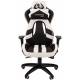 Игровое кресло Chairman game 25 Россия экопремиум черно-белый. Фото товара с разных ракурсов.